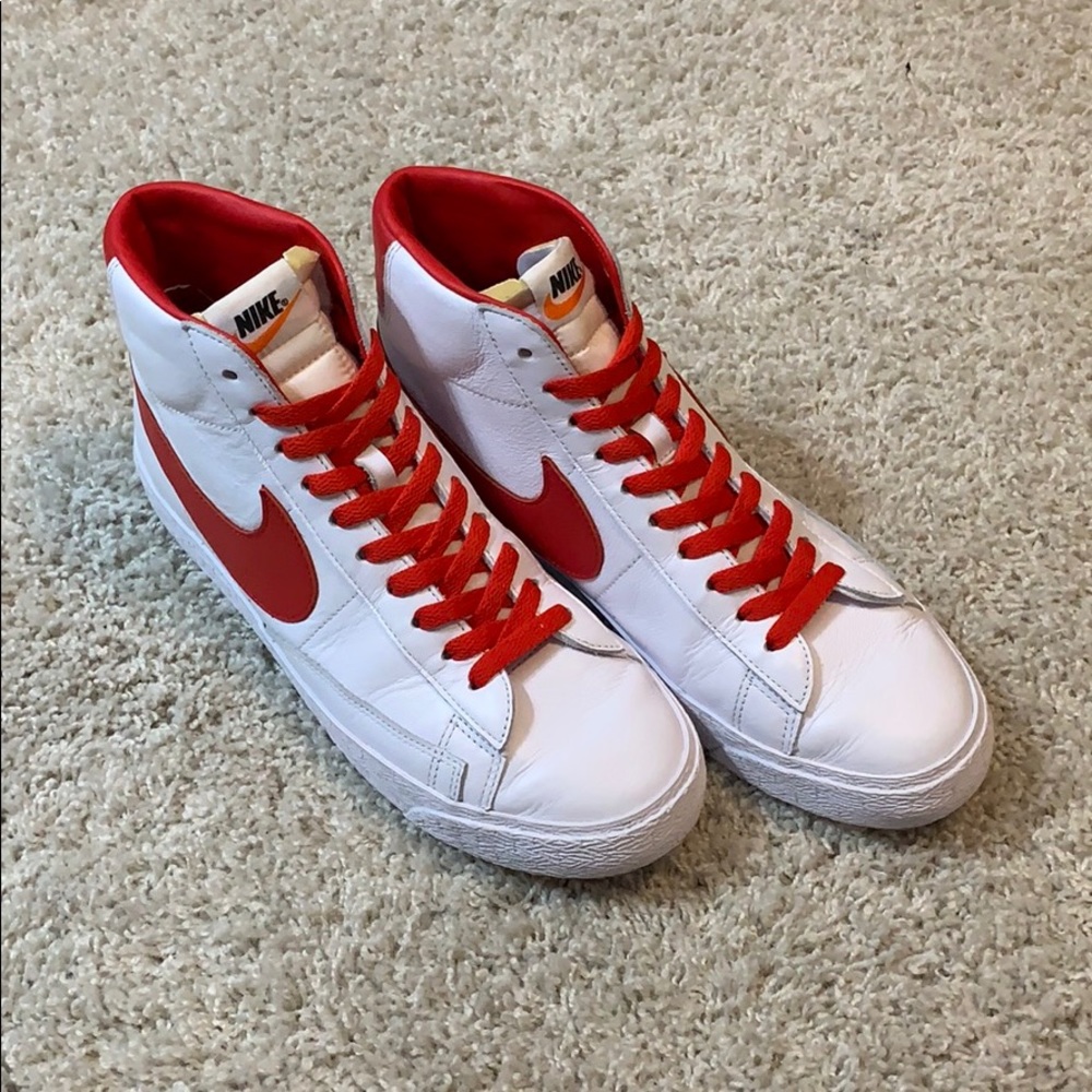 One of a kind Nike iD x Wire One Blazer Mids